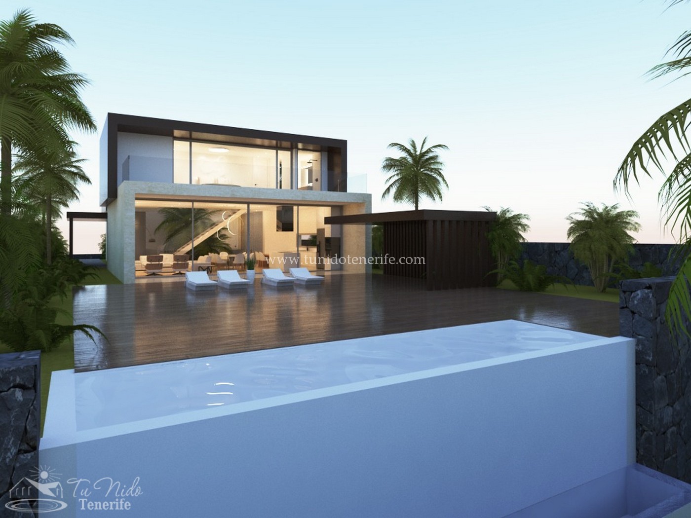 Villa en Torviscas, Tenerife, España 4 dormitorios, 400 m2 No. 59868