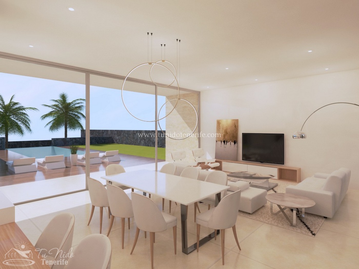 Villa en Torviscas, Tenerife, España 4 dormitorios, 400 m2 No. 59868