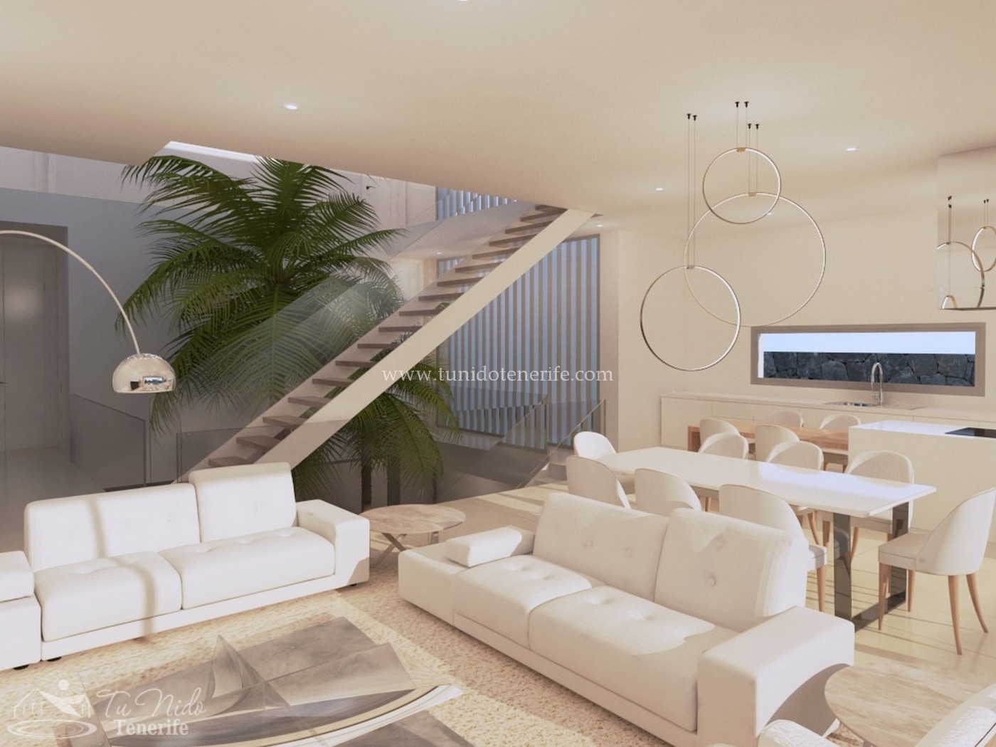 Villa en Torviscas, Tenerife, España 4 dormitorios, 400 m2 No. 59868