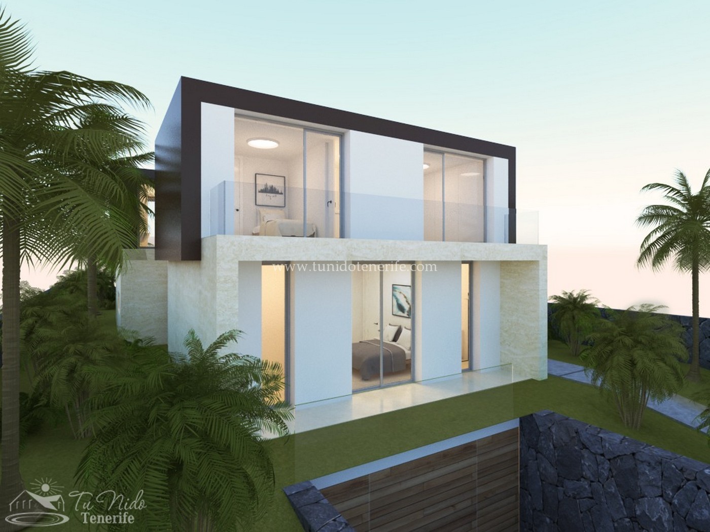 Villa en Torviscas, Tenerife, España 4 dormitorios, 400 m2 No. 59868