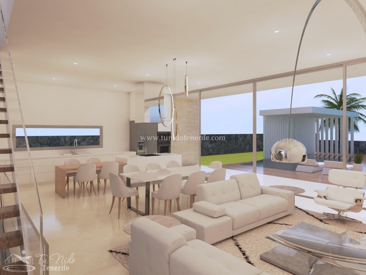 Villa en Torviscas, Tenerife, España 4 dormitorios, 400 m2 No. 59868