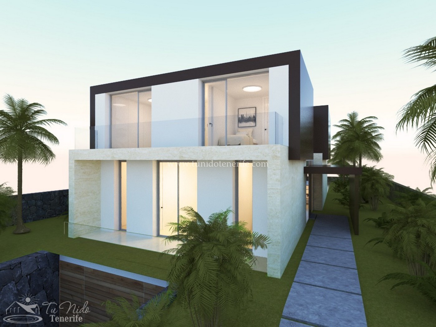 Villa en Torviscas, Tenerife, España 4 dormitorios, 400 m2 No. 59868