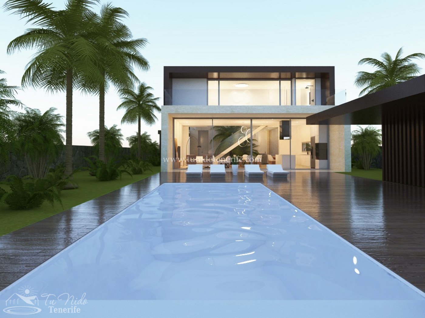 Villa en Torviscas, Tenerife, España 4 dormitorios, 400 m2 No. 59868