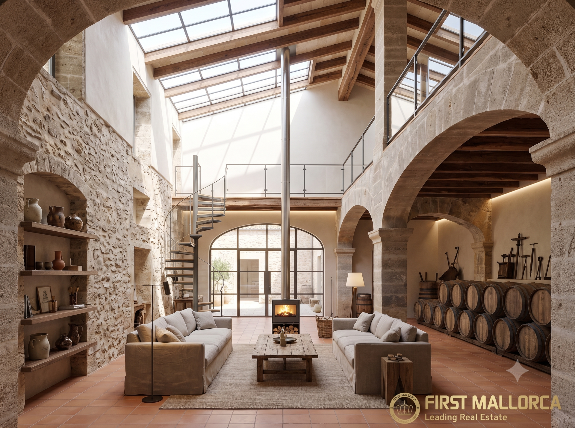Finca in Algaida, Mallorca, Spanien 2 Schlafzimmer, 997 m2 Nr. 168904