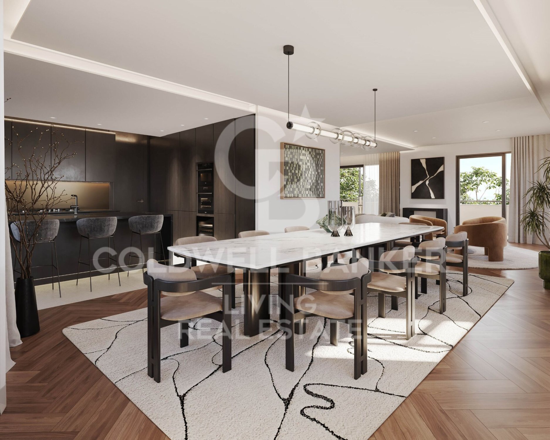 Kattohuoneisto Madrid, Espanja 4 makuuhuonetta, 265 m2 No. 157833