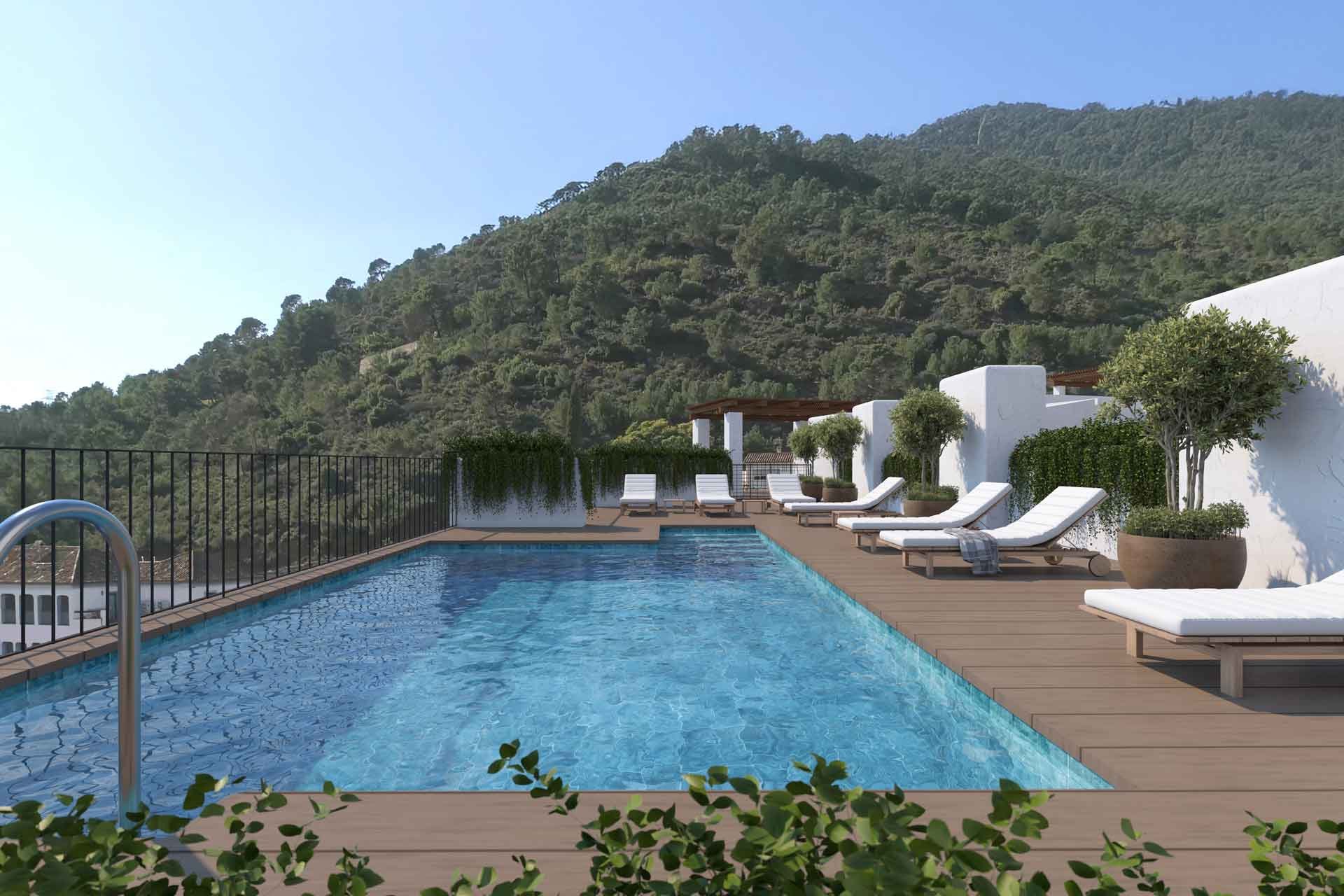Lägenhet i Benahavis, Malaga, Spanien 2 sovrum, 91 kvm. Nr. 137015