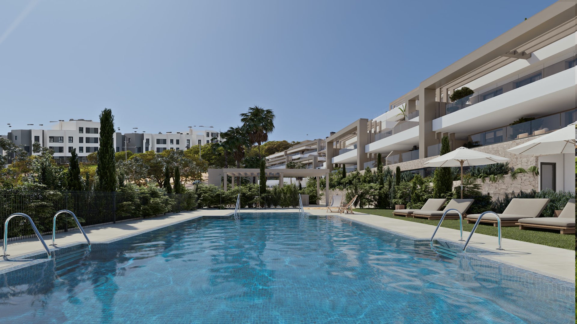 Lägenhet i Estepona, Malaga, Spanien 3 sovrum, 161 kvm. Nr. 136180