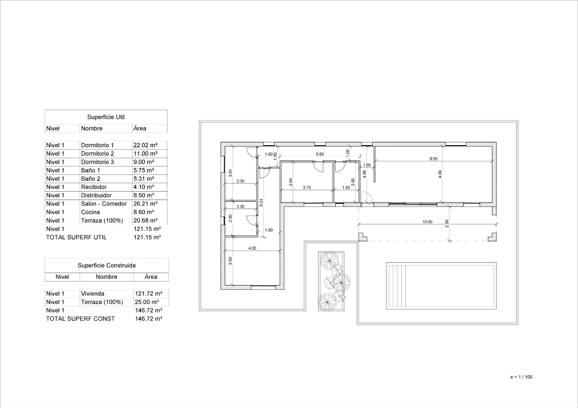 Huvila La Romana, Alicante, Espanja 3 makuuhuonetta, 146 m2 No. 170561