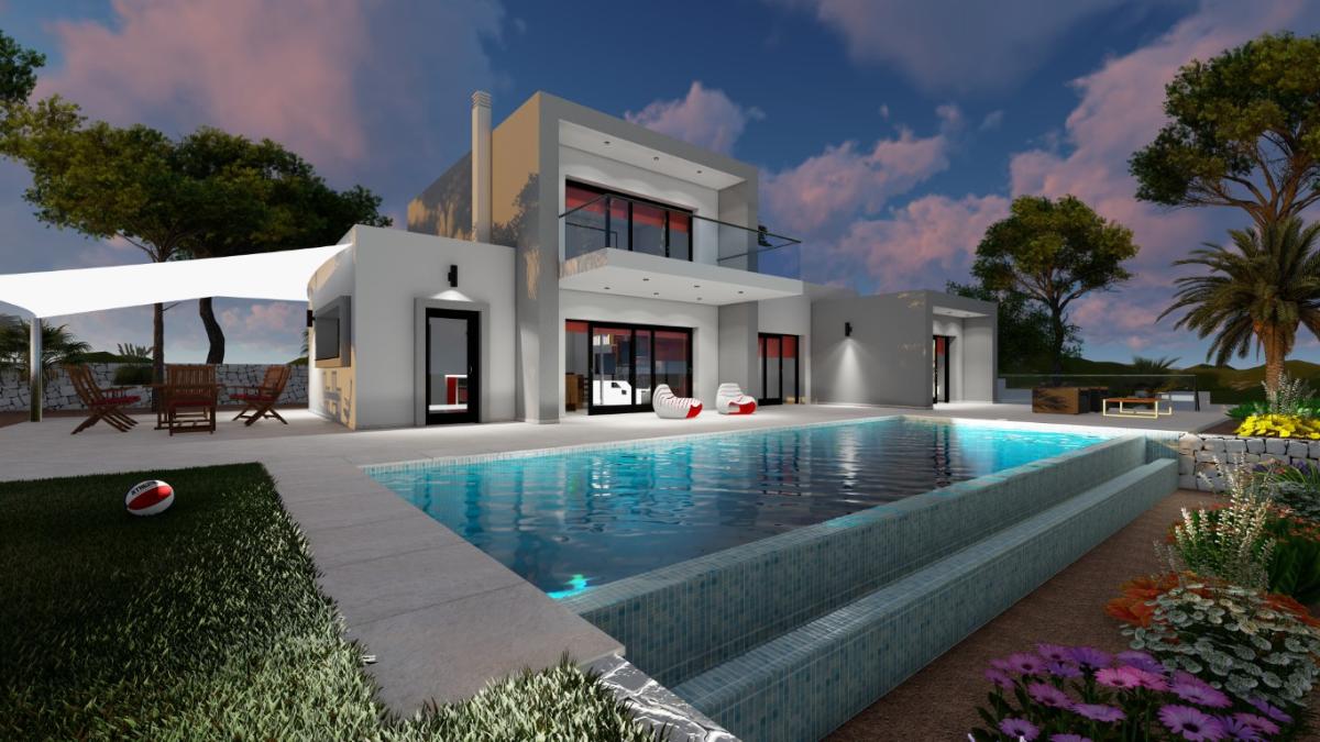 Villa a Benissa, Alicante, Spagna 3 camere da letto, 160 mq. N° 80530