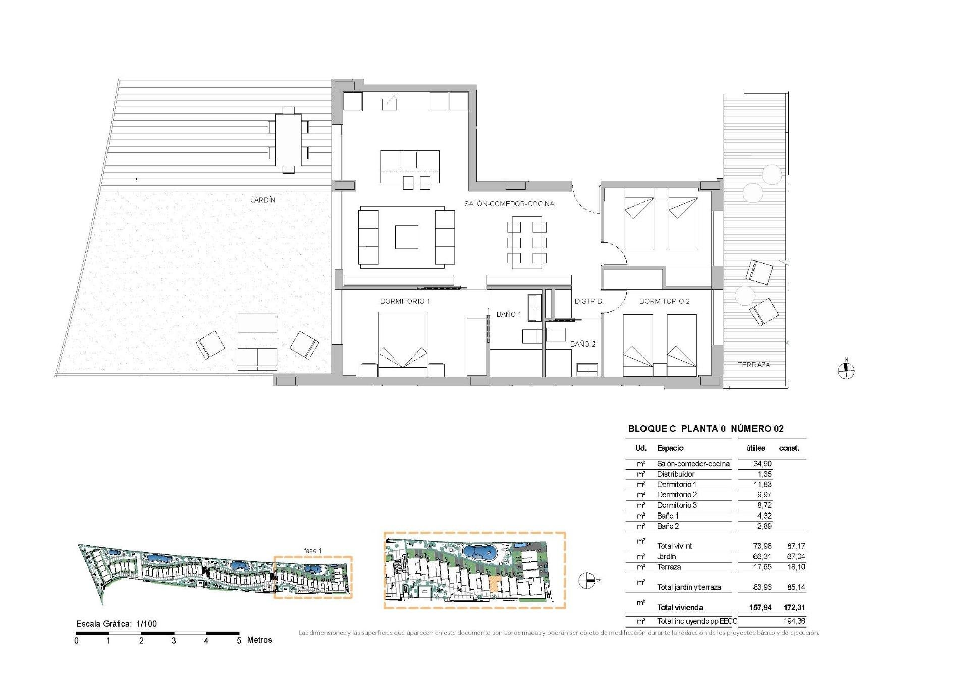 Wohnung in La Nucia, Alicante, Spanien 3 Schlafzimmer, 87 m2 Nr. 180216