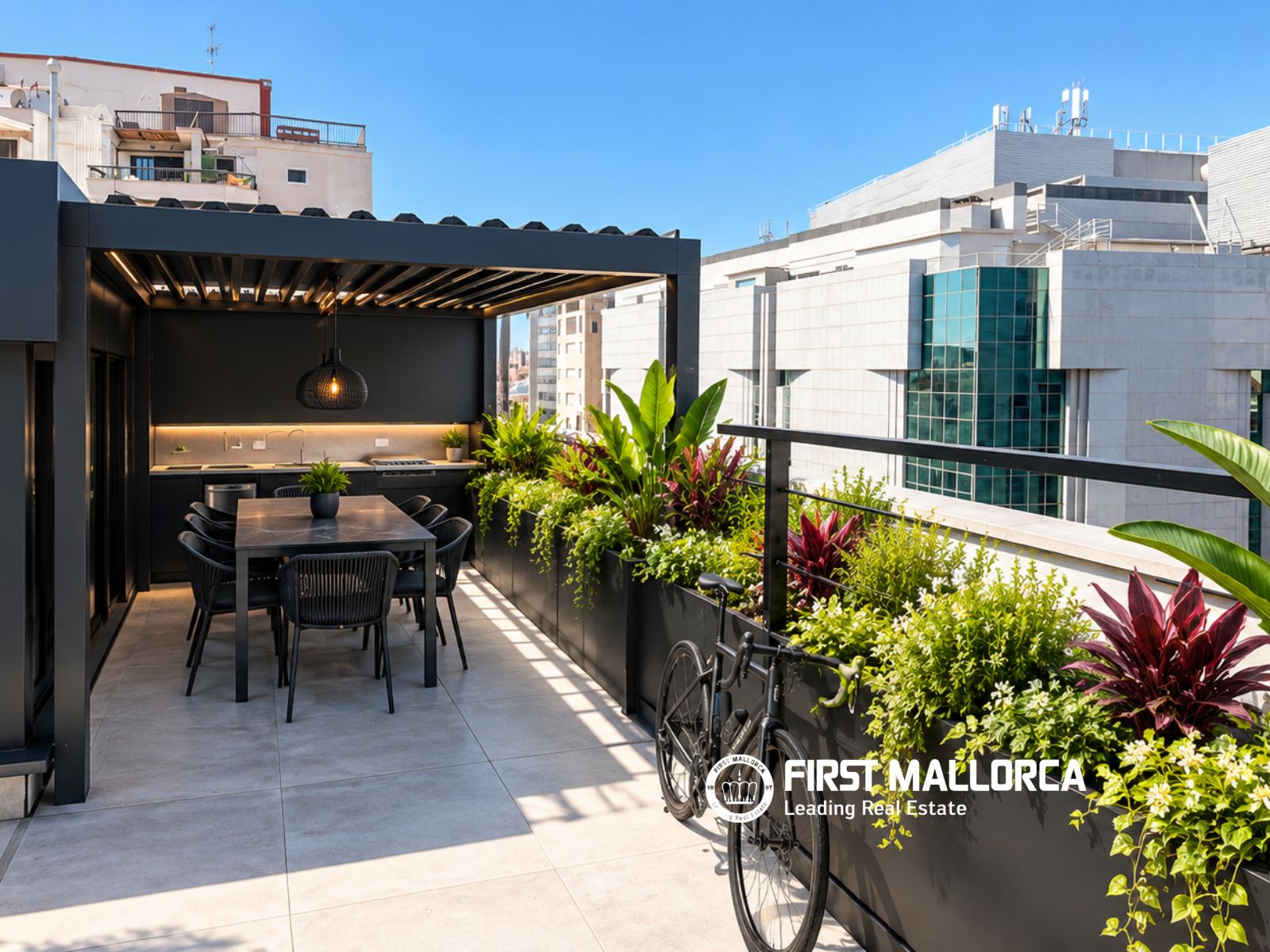 Penthouse in Palma de Majorca, Mallorca, Spain 2 bedrooms, 166 sq.m. No. 196750