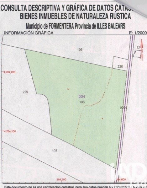 Tontti Sant Francesc De Formentera, Formentera, Espanja 21000 m2 No. 152662