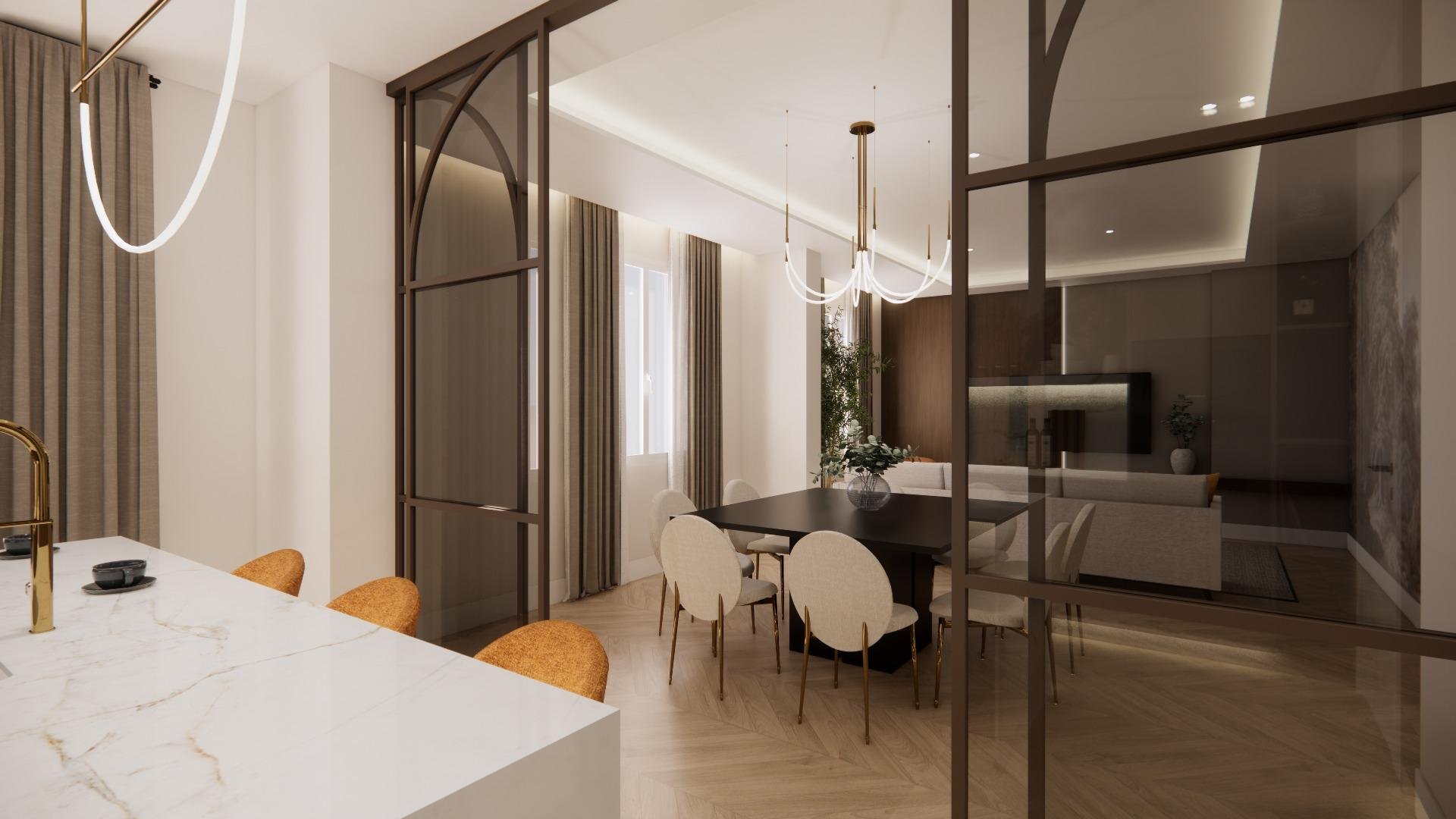 Apartment in Madrid, Spain 3 bedrooms, 158 sq.m. No. 165573