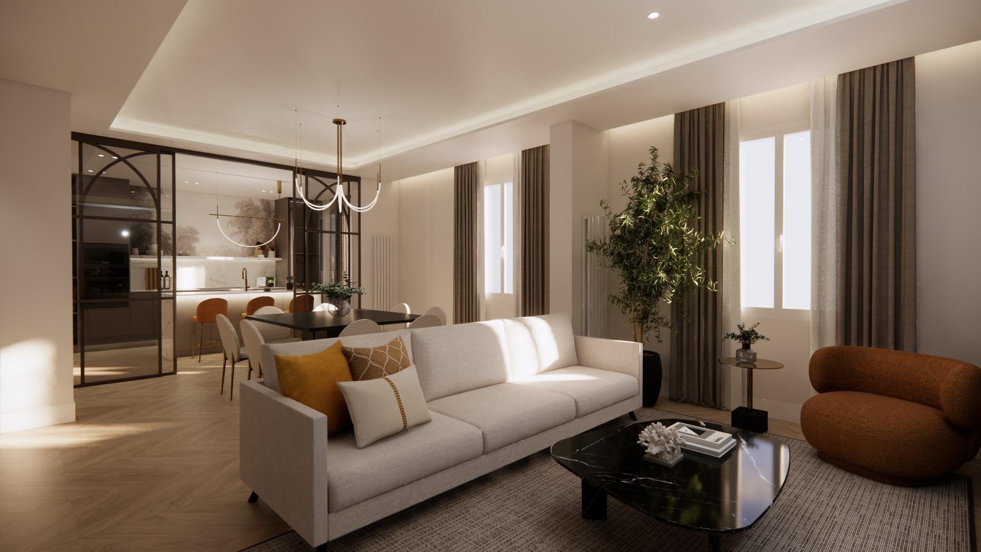 Apartment in Madrid, Spain 3 bedrooms, 158 sq.m. No. 165573