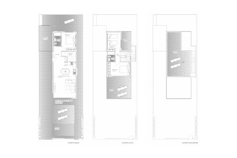 Layout 3 bedrooms, 106 sq.m. in SALADO VILLAGE in Los Alcazares, Murcia, Spain No. 161089
