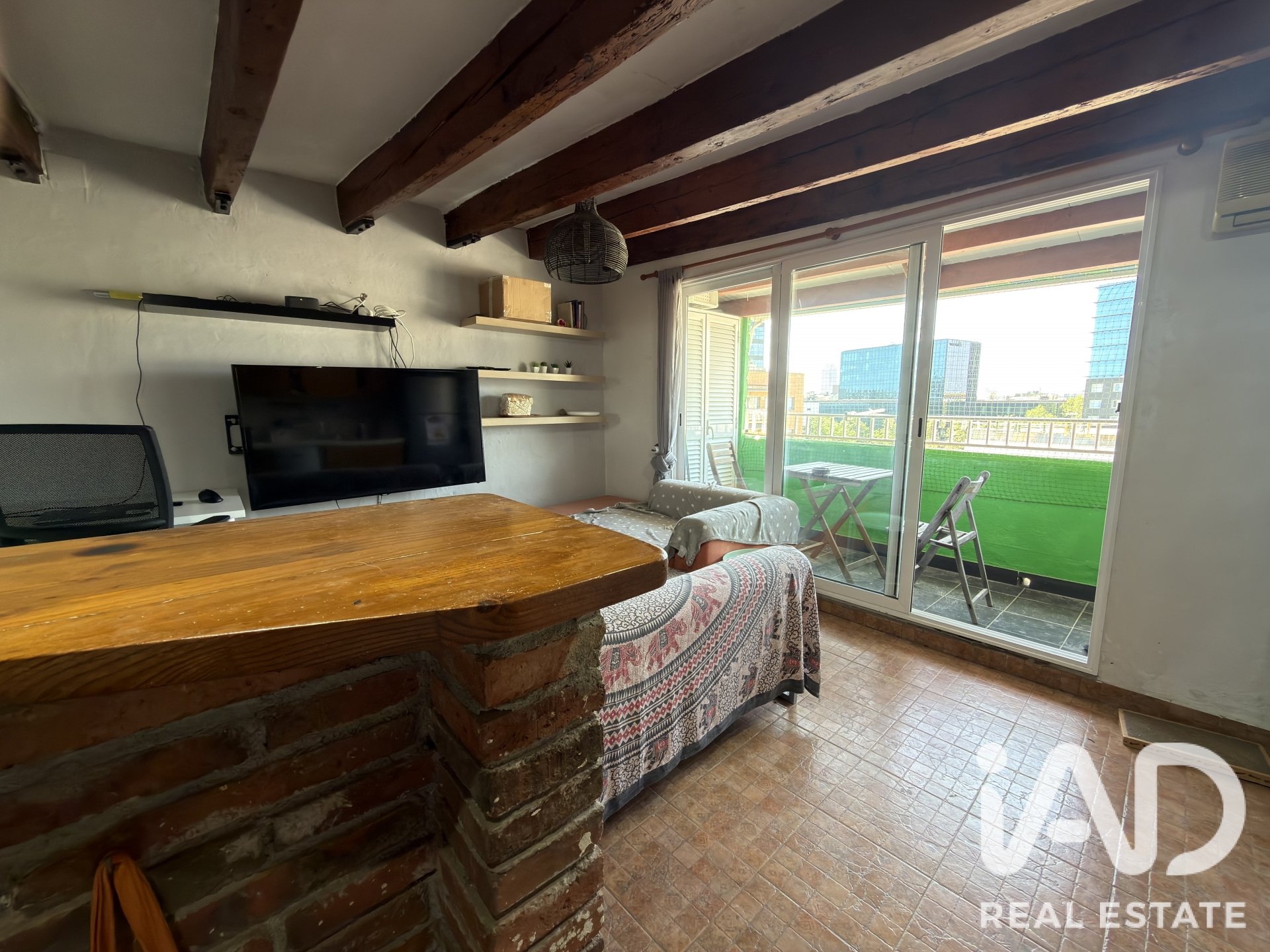 Penthouse w Barcelona, Hiszpania 1 sypialnia, 41 mkw. nr 194340