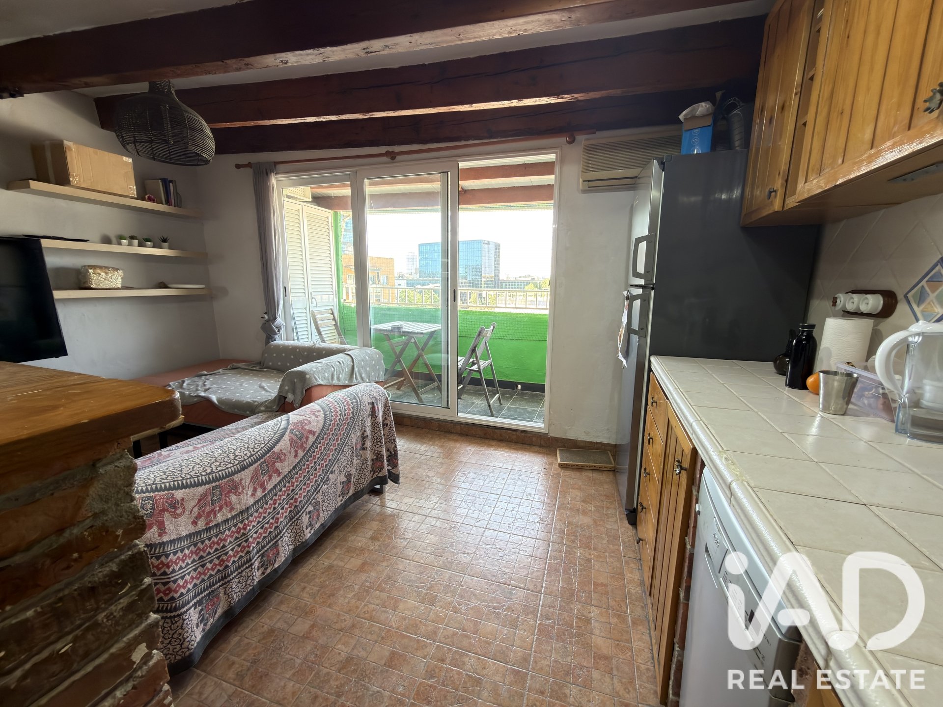 Penthouse w Barcelona, Hiszpania 1 sypialnia, 41 mkw. nr 194340