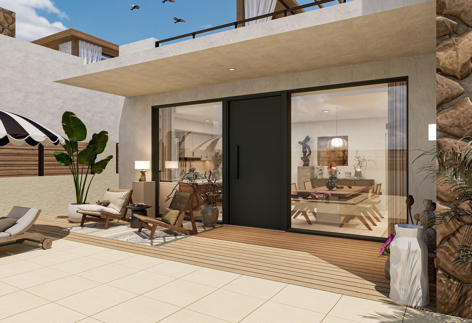 Villa i Fuente Alamo de Murcia, Murcia, Spanien 3 sovrum, 95 kvm. Nr. 168772