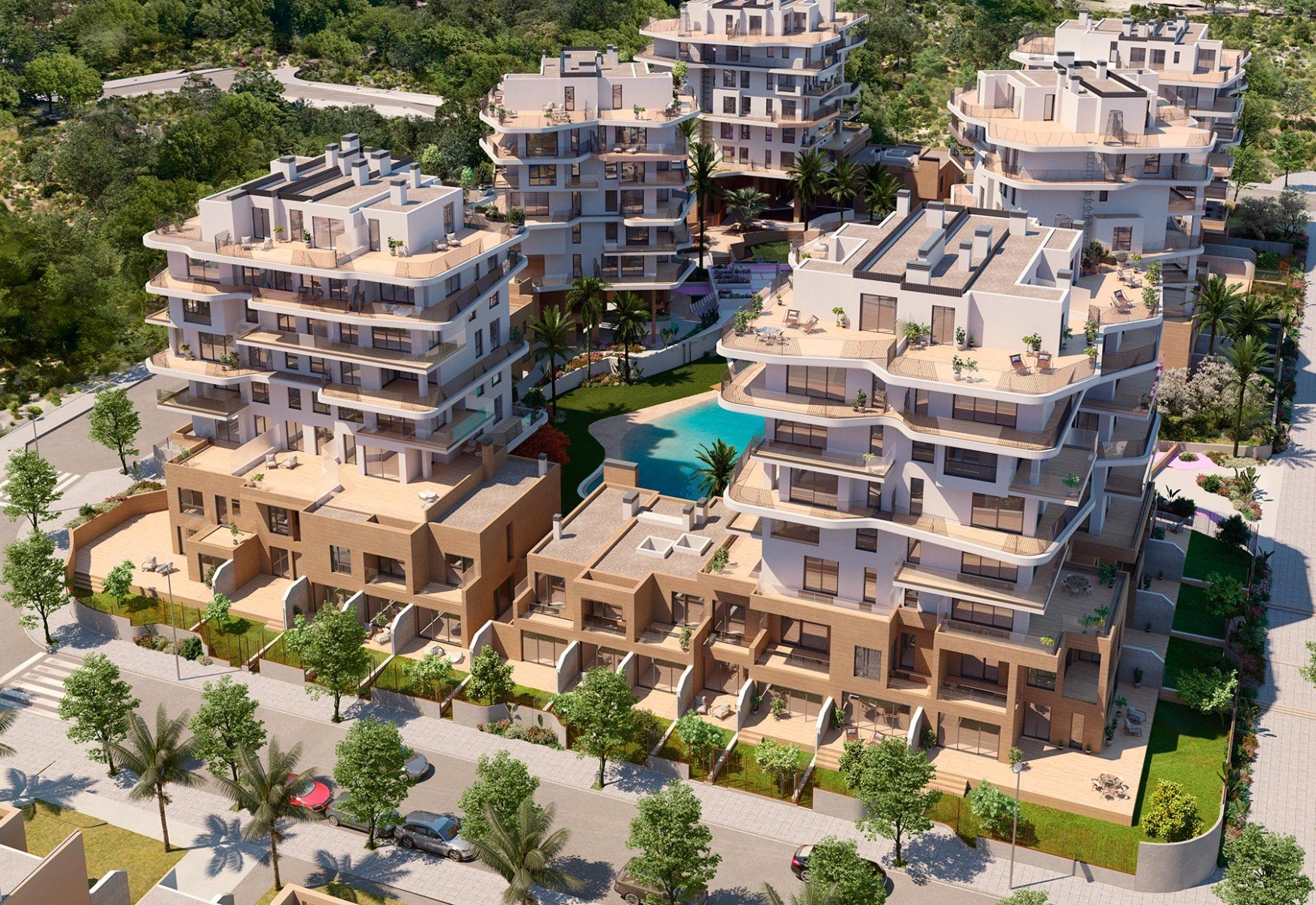 Penthouse in Villajoyosa, Alicante, Spain 3 bedrooms, 118 sq.m. No. 154710