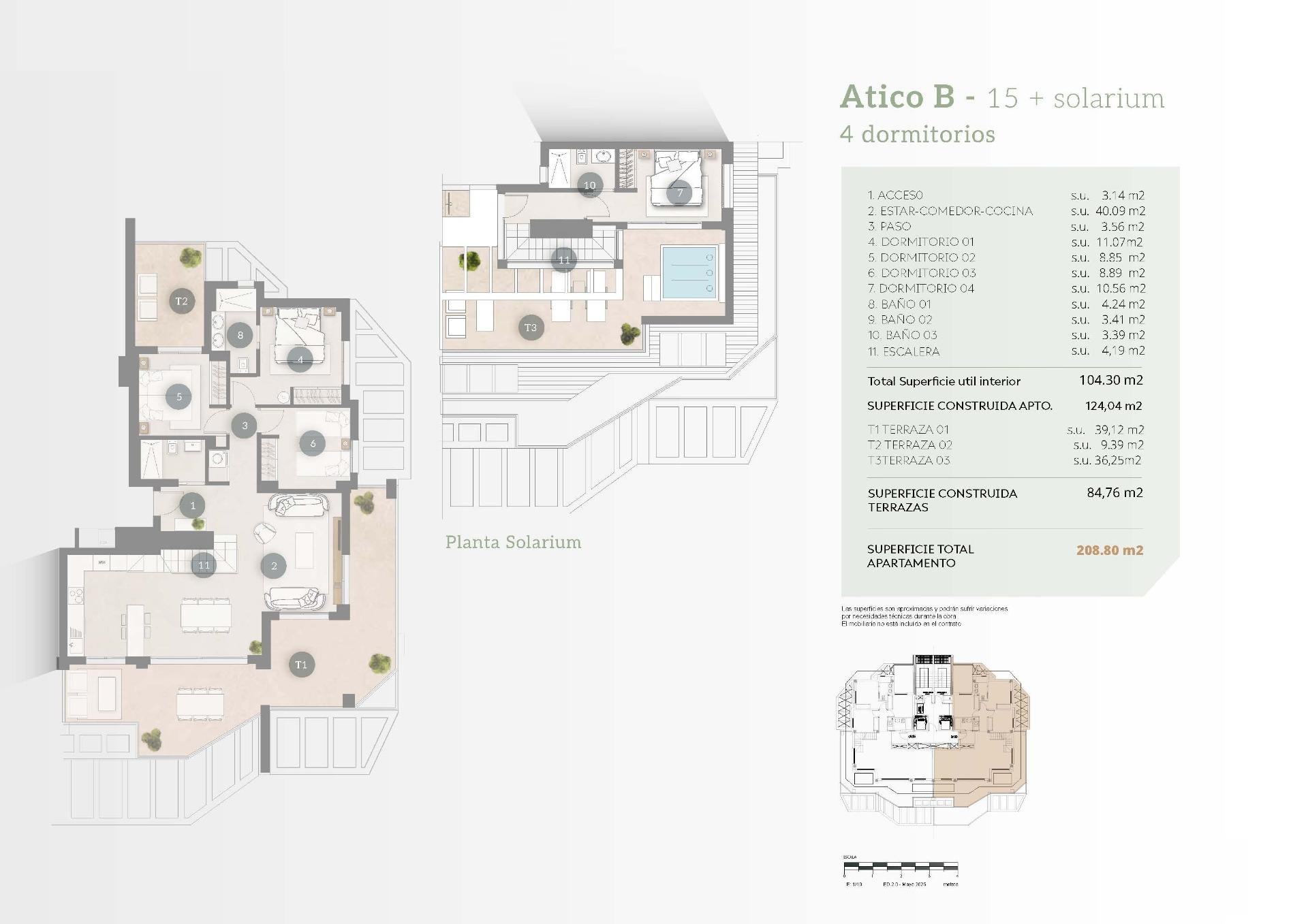 Penthauss Calpe, Alicante, Spānijā 4 istabas, 124 m2 Nr. 187124
