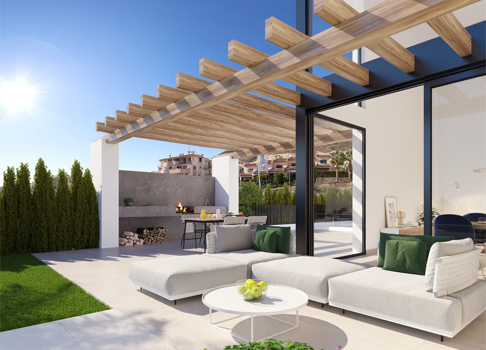 Villa a Finestrat, Alicante, Spagna 3 camere da letto, 154 mq. N° 156294