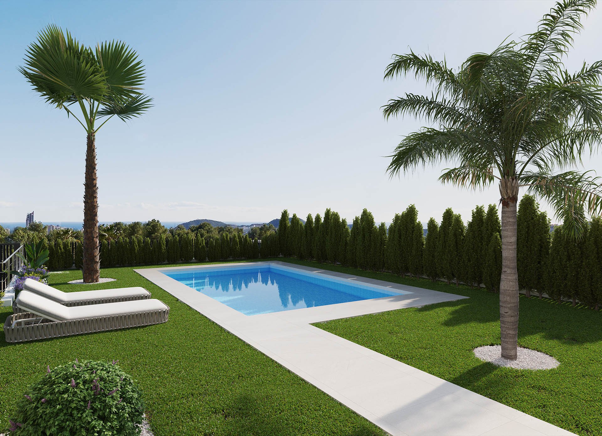 Villa a Finestrat, Alicante, Spagna 3 camere da letto, 154 mq. N° 156294