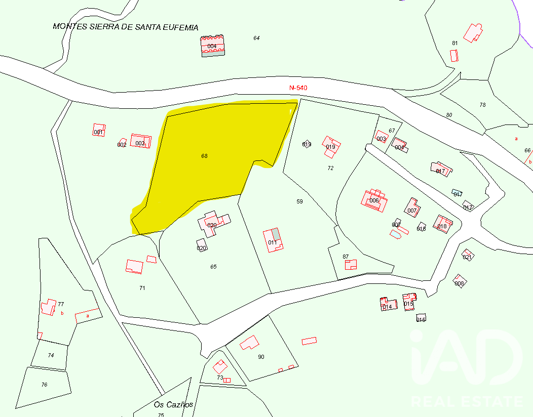 Zemes gabals Lobios, Ourense, Spānijā 8946 m2 Nr. 187897