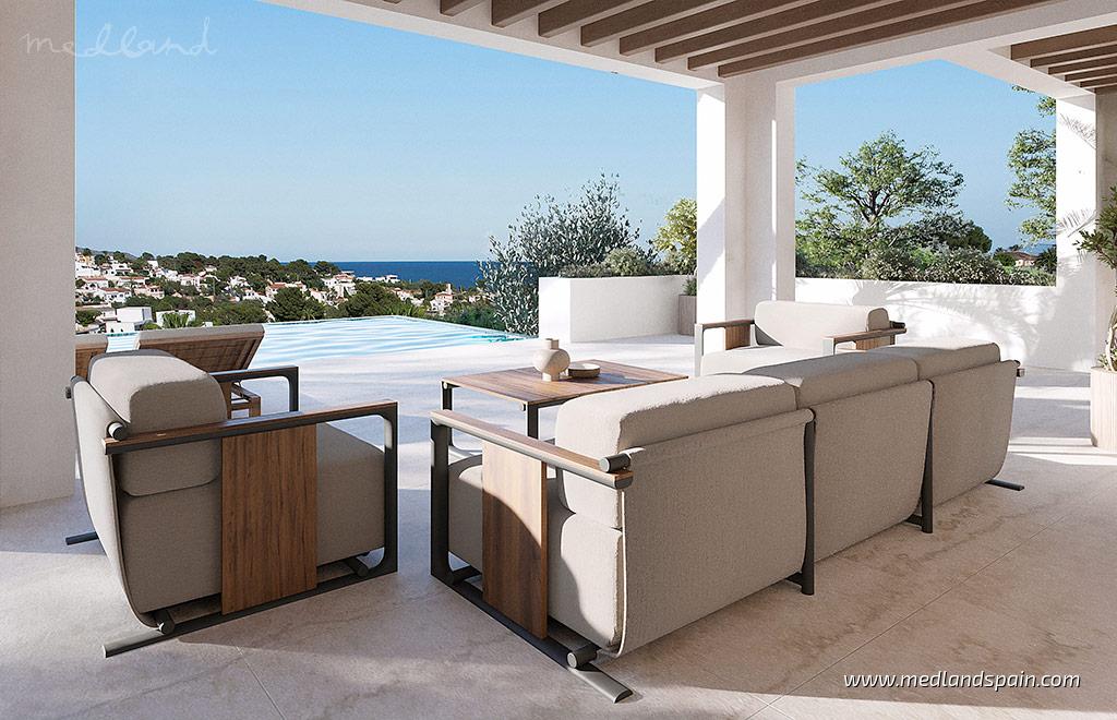 Villa a Benissa, Alicante, Spagna 4 camere da letto, 269 mq. N° 173466