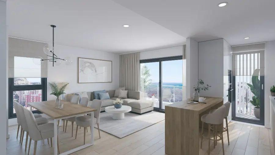 Apartment in Alicante, Spain 2 bedrooms, 83 sq.m. No. 165466