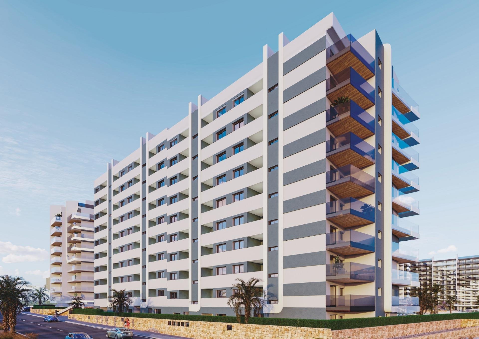 Lägenhet i Punta Prima, Alicante, Spanien 2 sovrum, 91 kvm. Nr. 154502