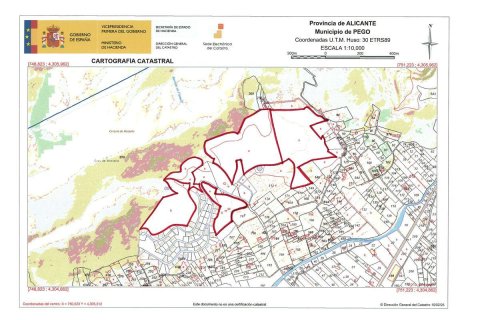 Land plot à Pego, Alicante, Espagne No. 80474