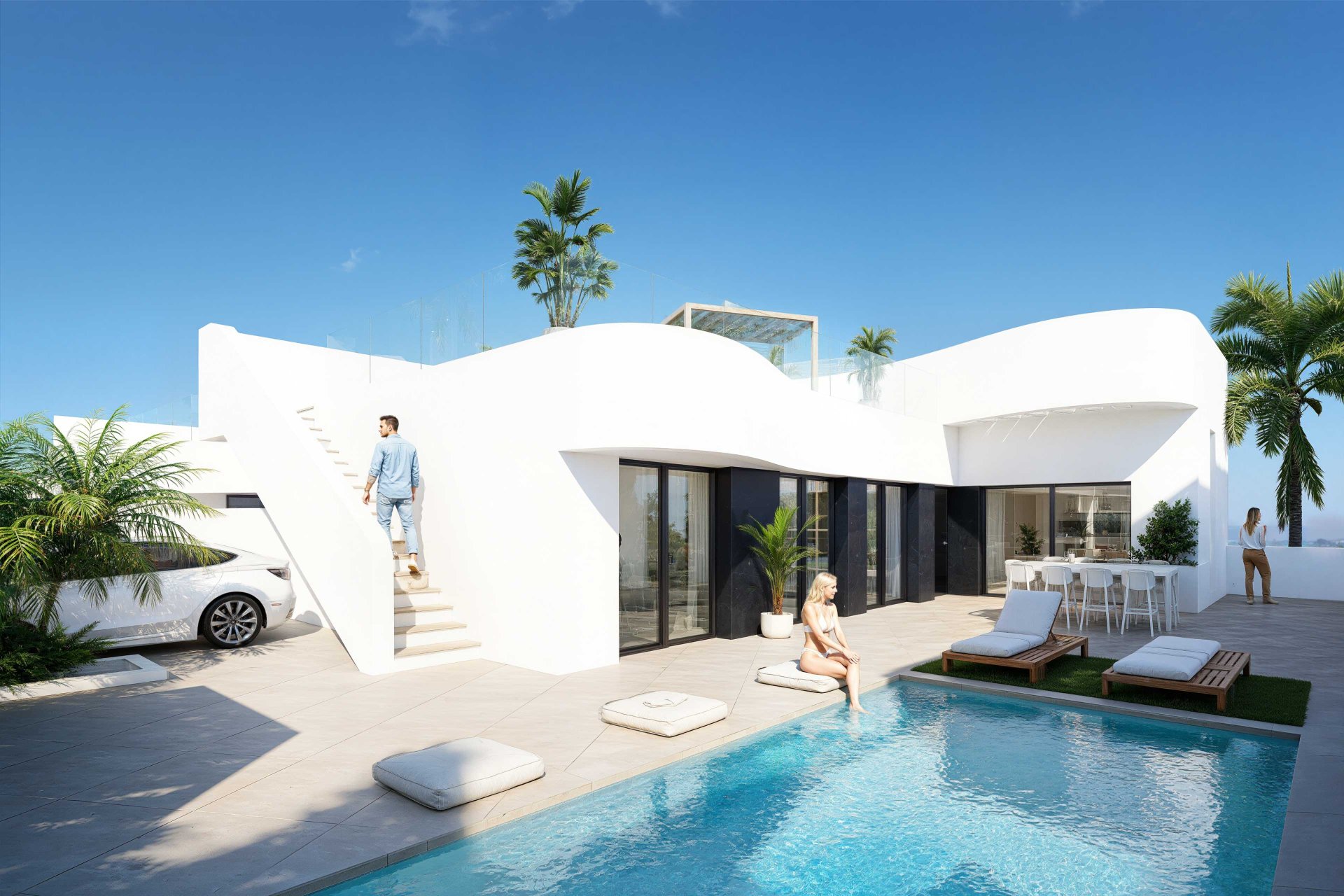 Villa en Algorfa, Alicante, España 3 dormitorios, 135 m2 No. 151992