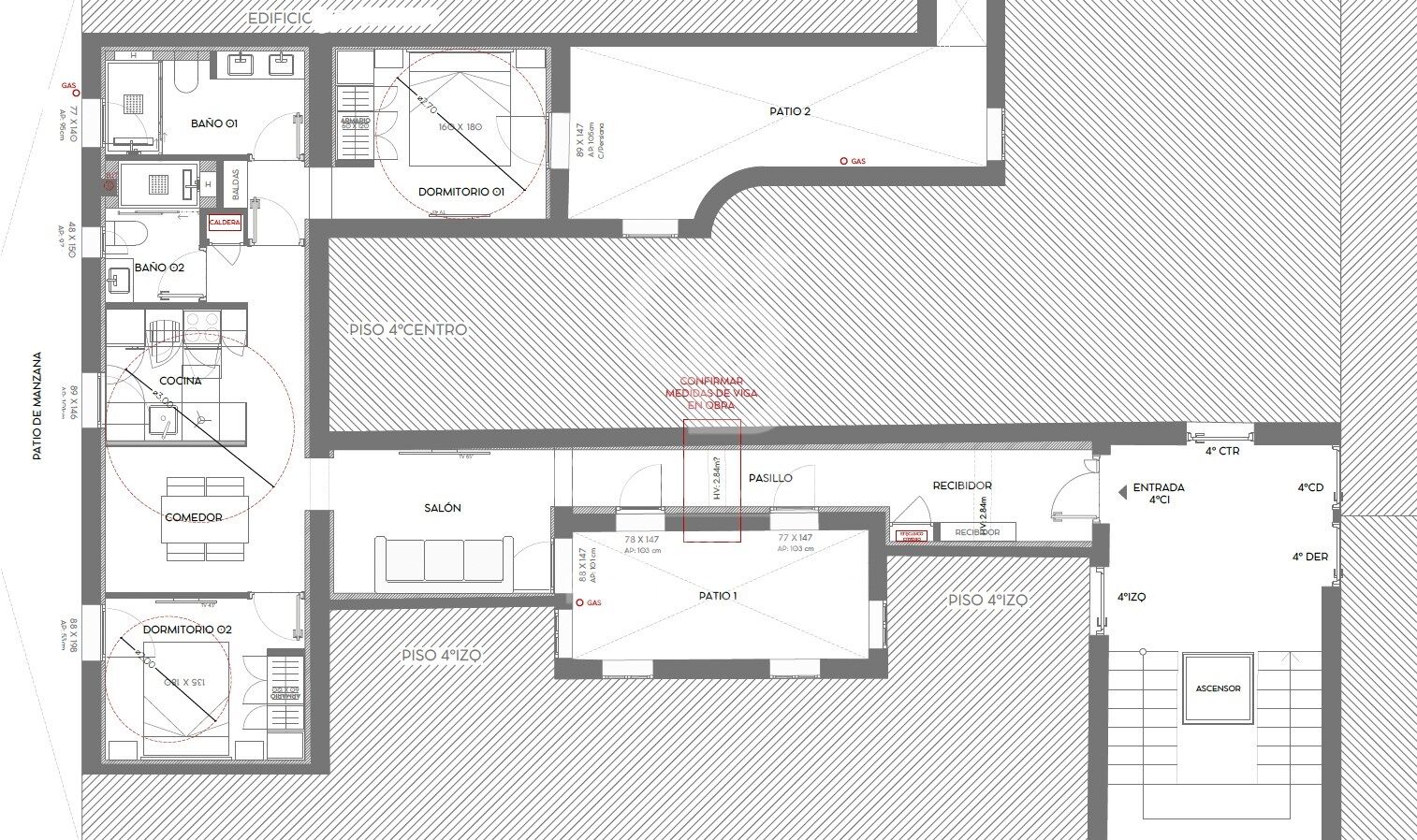 Apartament w Madrid, Hiszpania 2 sypialnie, 81 mkw. nr 179152