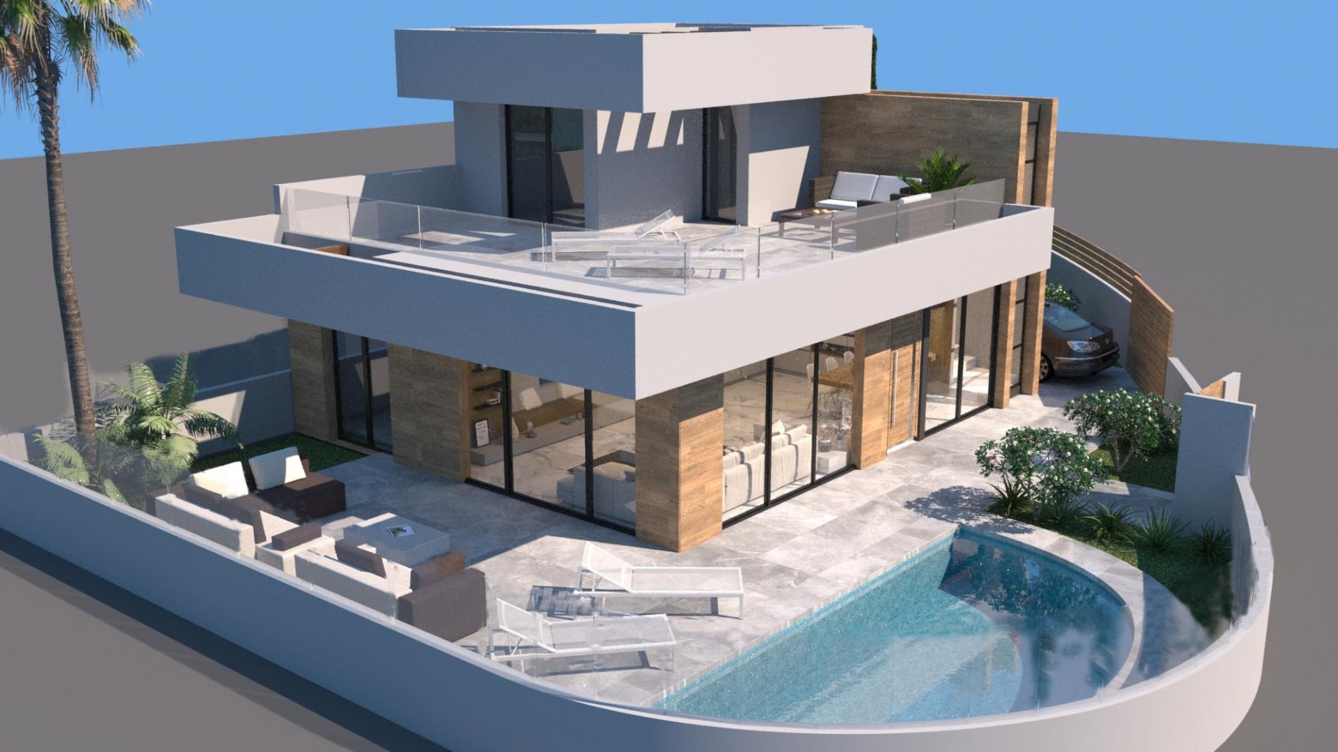 Villa in Ciudad Quesada, Alicante, Spain 3 bedrooms, 102 sq.m. No. 95943