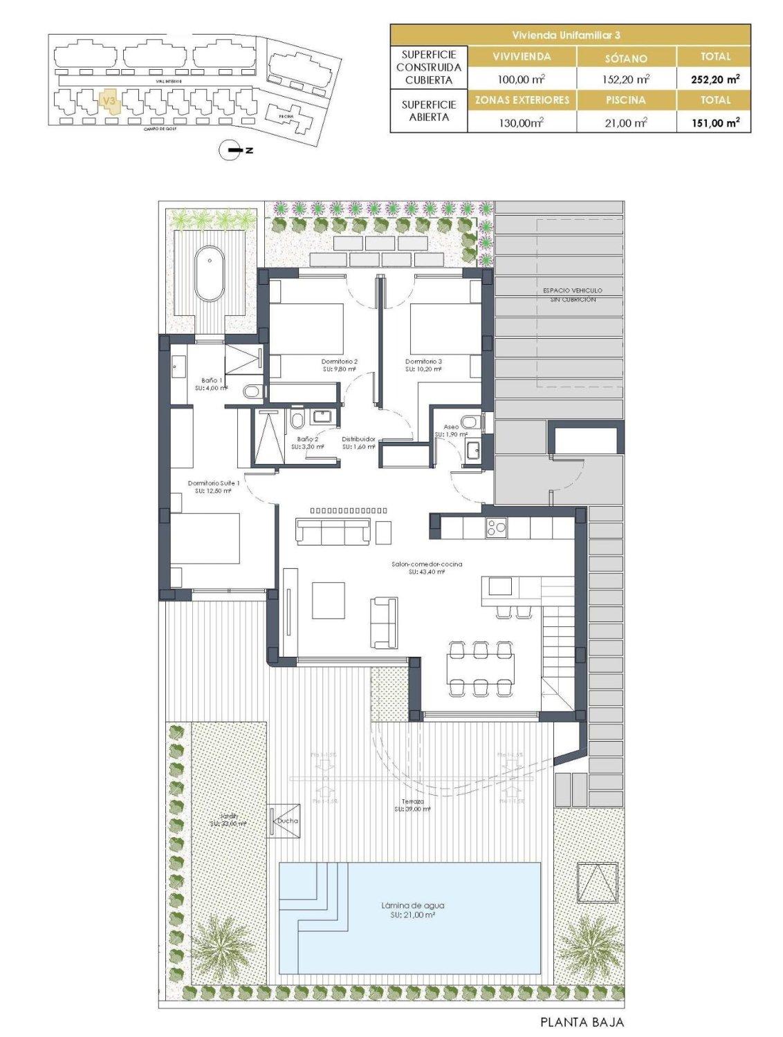 Villa Los Alcazares, Murcia, Spānijā 3 istabas, 252 m2 Nr. 179844