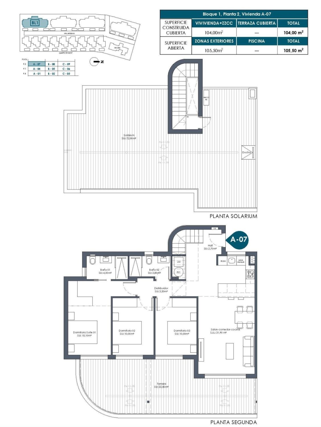 Wohnung in Los Alcazares, Murcia, Spanien 3 Schlafzimmer, 104 m2 Nr. 179843