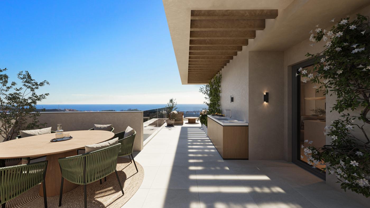 Apartamento en Mijas, Málaga, España 3 dormitorios, 198 m2 No. 181203