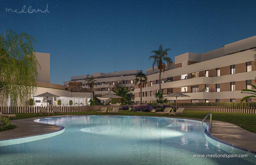Apartament w Mijas Costa, Malaga, Hiszpania 3 sypialnie, 111 mkw. nr 105223