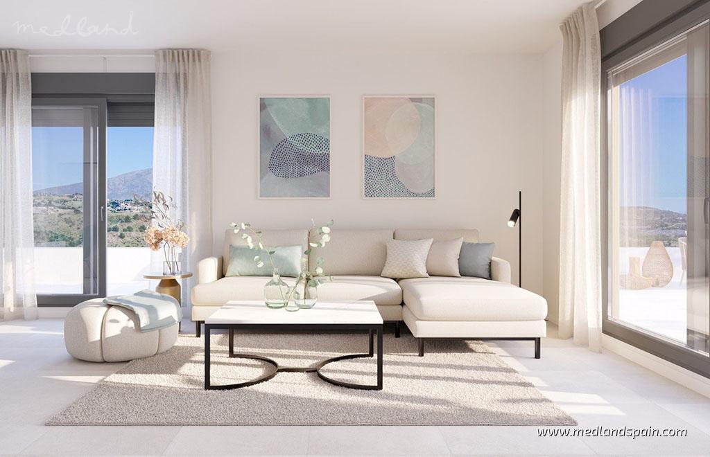 Apartament w Mijas Costa, Malaga, Hiszpania 3 sypialnie, 111 mkw. nr 105223
