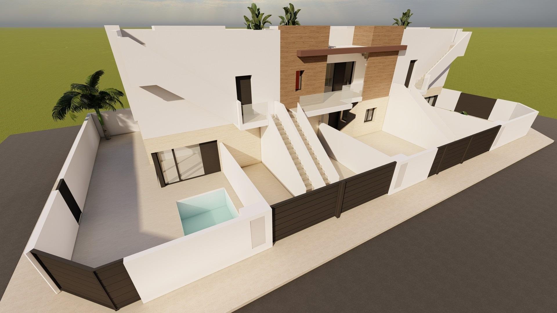 Bungalowi San Pedro del Pinatar, Murcia, Espanja 2 makuuhuonetta, 75 m2 No. 169939