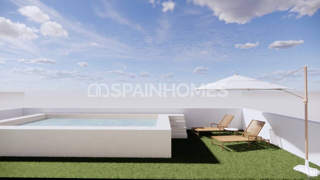 Penthäuser in Pilar de la Horadada, Alicante, Spanien 3 Schlafzimmer, 84 m2 Nr. 143874
