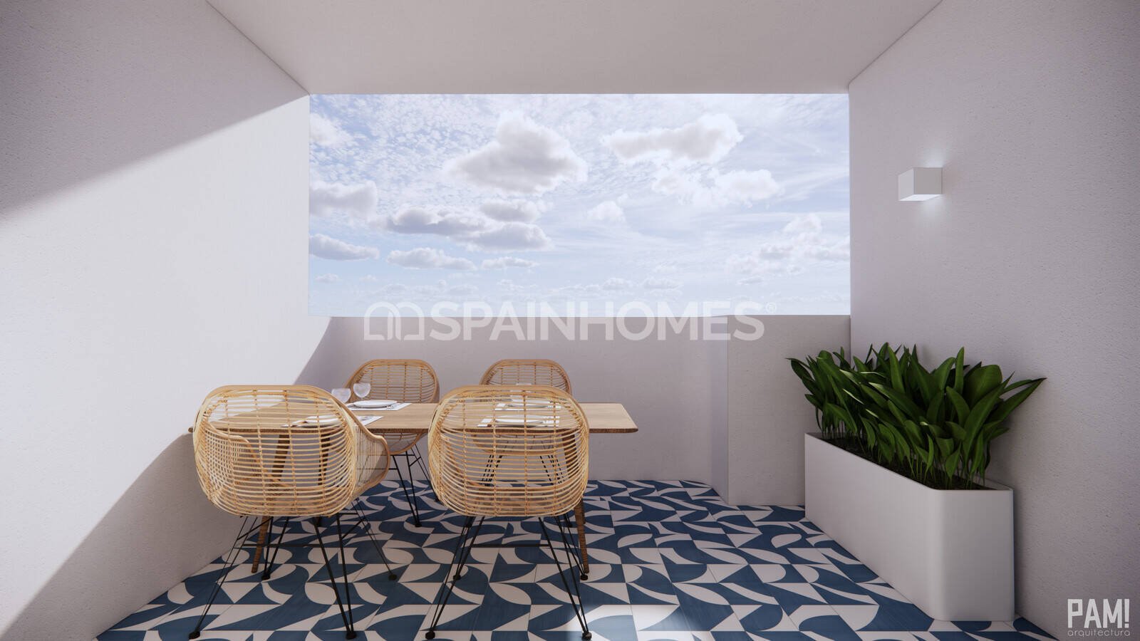 Penthäuser in Pilar de la Horadada, Alicante, Spanien 3 Schlafzimmer, 84 m2 Nr. 143874