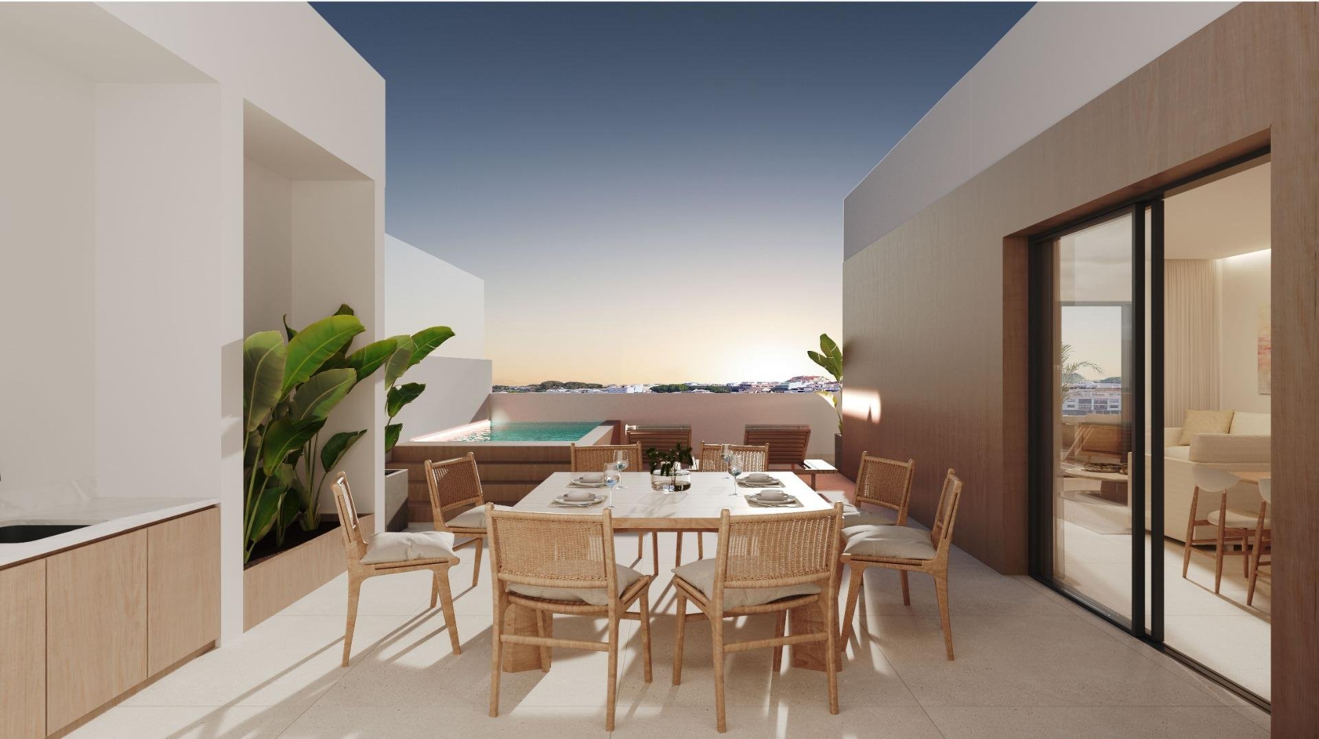 Kattohuoneisto San Pedro de Alcantara, Malaga, Espanja 3 makuuhuonetta, 128 m2 No. 169345
