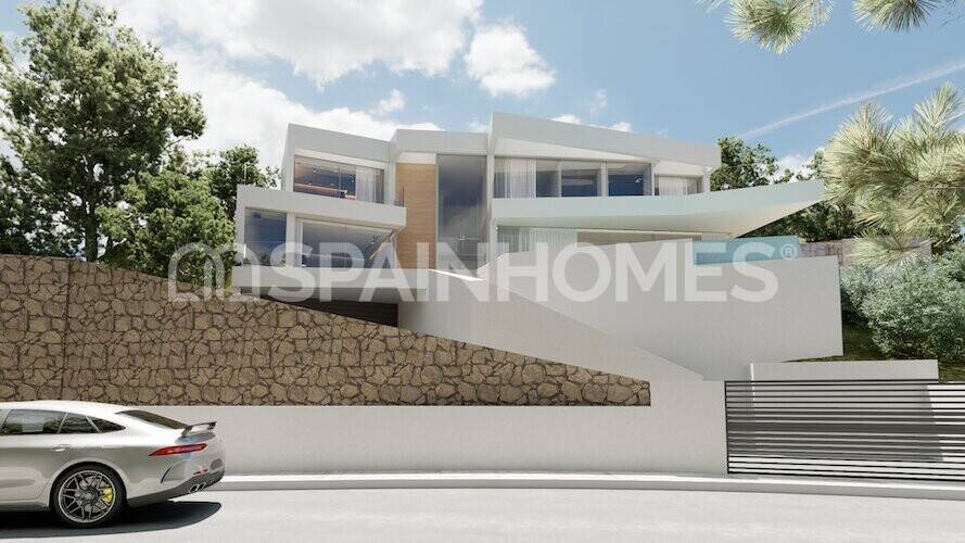 Villa i Altea, Alicante, Spanien 3 sovrum, 235 kvm. Nr. 55565
