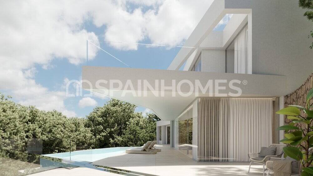 Villa i Altea, Alicante, Spanien 3 sovrum, 235 kvm. Nr. 55565