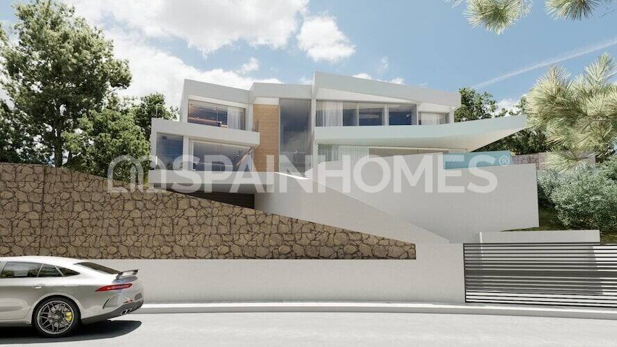 Villa i Altea, Alicante, Spanien 3 sovrum, 235 kvm. Nr. 55565