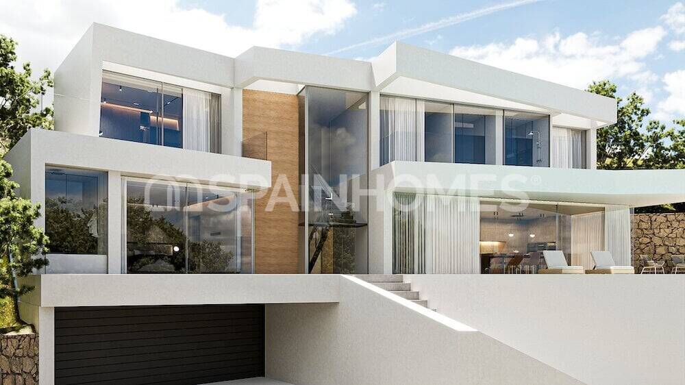 Villa i Altea, Alicante, Spanien 3 sovrum, 235 kvm. Nr. 55565