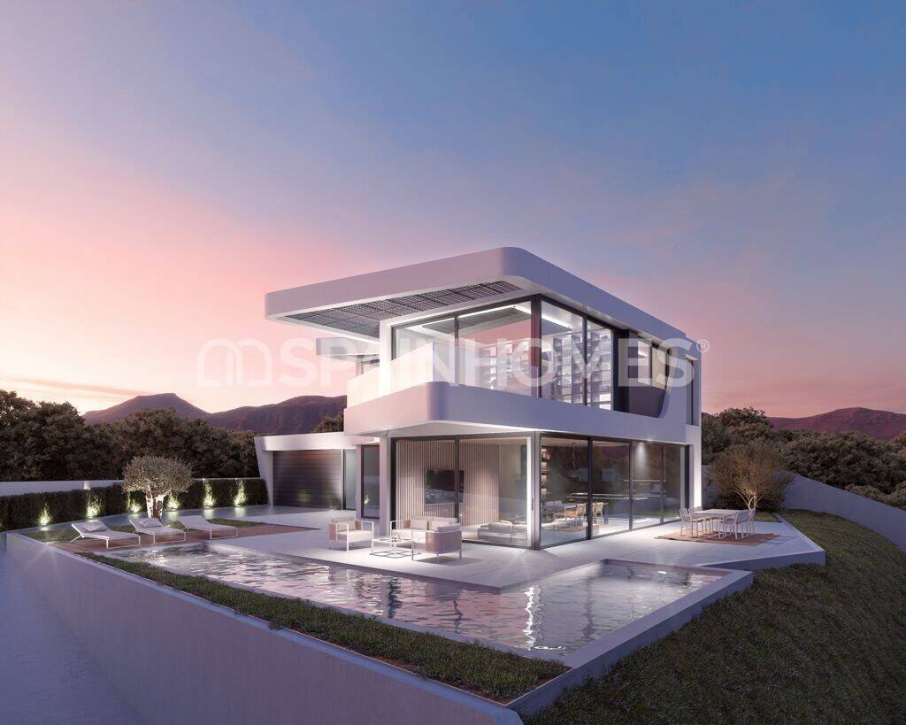 Villa i Altea, Alicante, Spanien 3 sovrum, 220 kvm. Nr. 55629