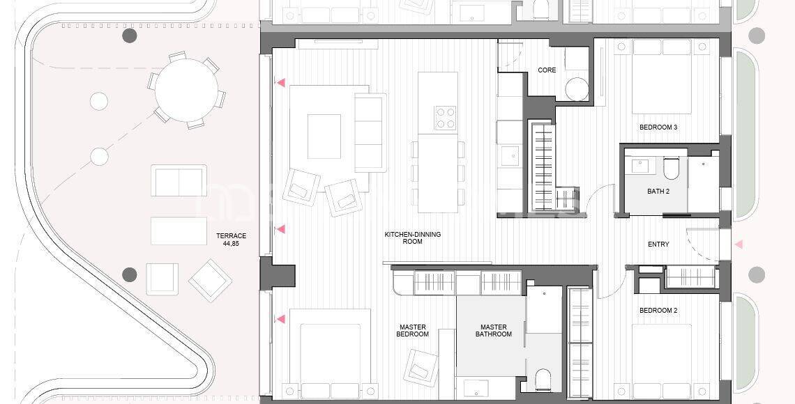 Apartment à Fuengirola, Malaga, Espagne 3 chambres, 97 m2 No. 187471