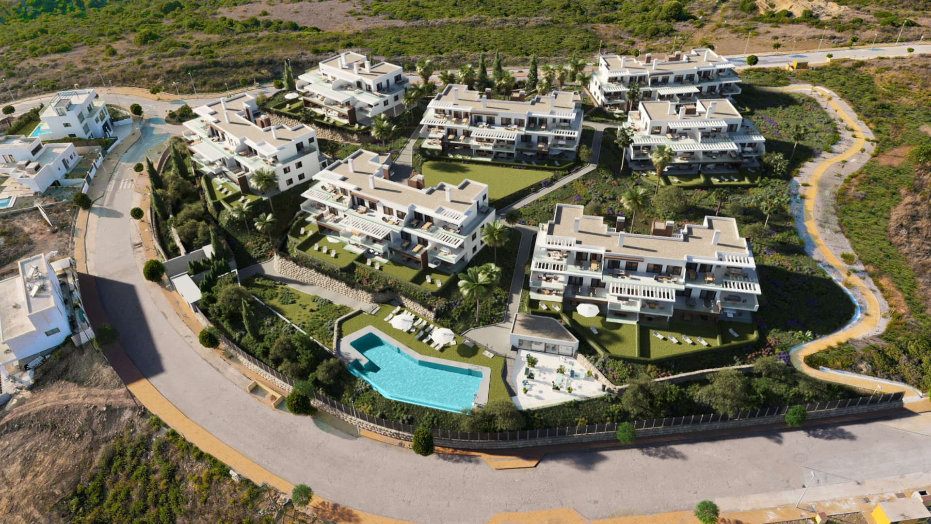 Bungalowi Casares, Malaga, Espanja 3 makuuhuonetta, 118 m2 No. 179943